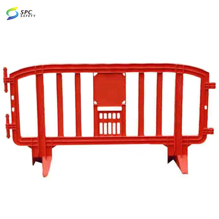 Portable driveway road street roadside vehicle pedestrians safety divider Plastic traffic fence crowd control fence barrier