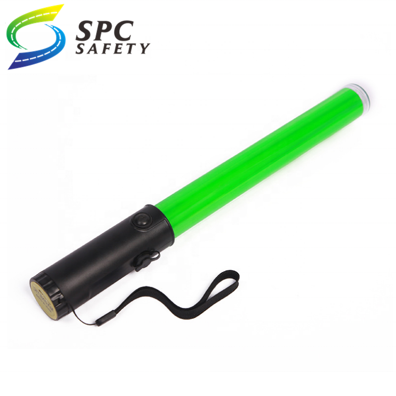 36cm outdoor parking guide command Led trafic wands public safety traffic direction handheld signal light batons with flashlight