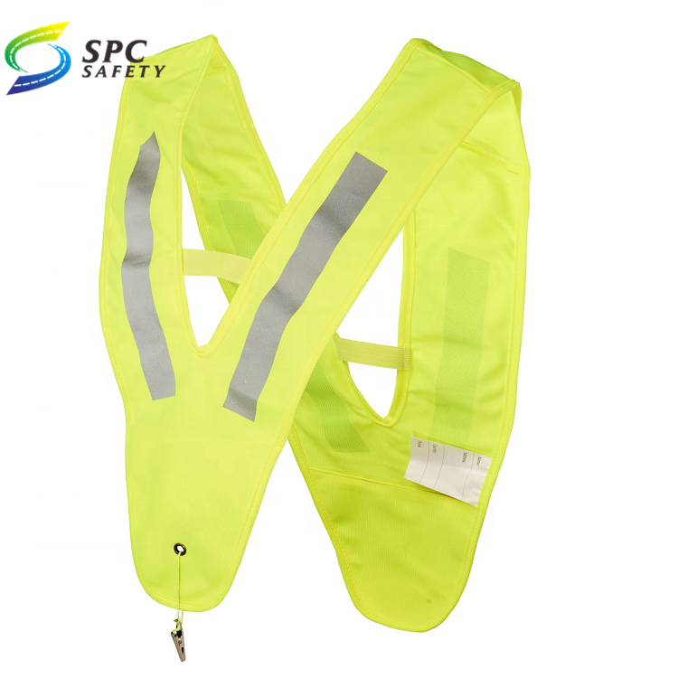 EN1150 V Shape Design Reflective Safety Vest School Uniform Kids Hi Viz Pullover safety vest for children