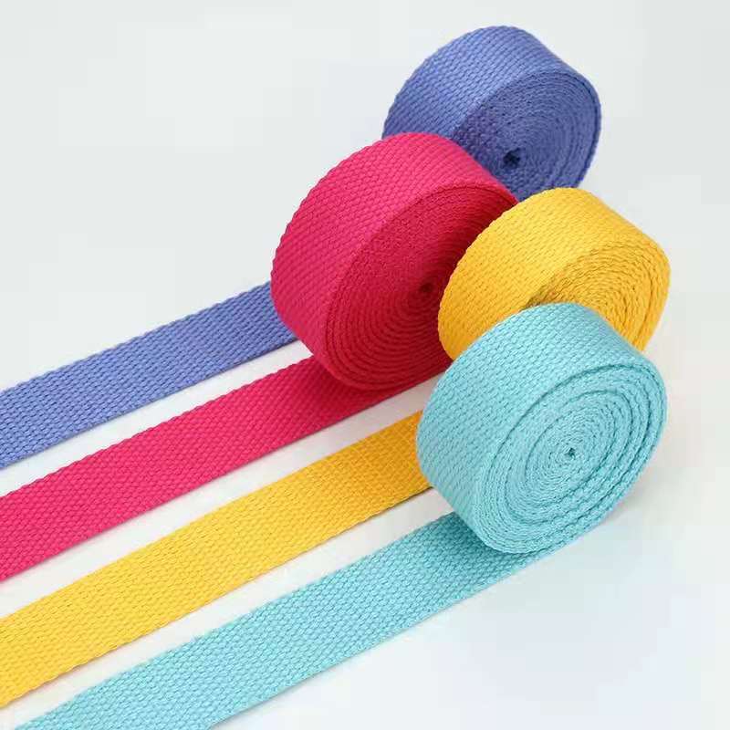 1 Inch Nylon Webbing Clothes Ribbon Accessories Outdoor Sport Bag Belt Rubber Cotton Webbing for Clothing