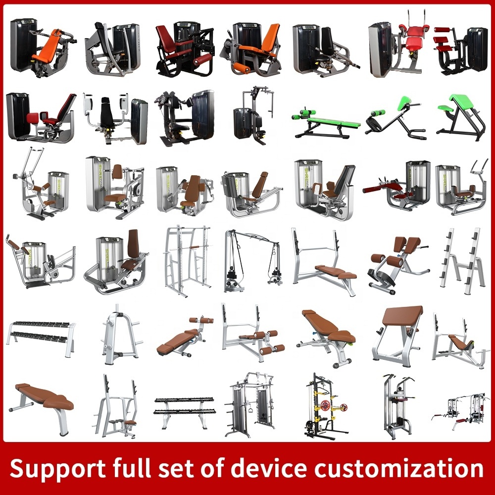 smith machine plated loaded gym equipment rack Cheap Squat Rack  Pull Down Multi Functional Trainer