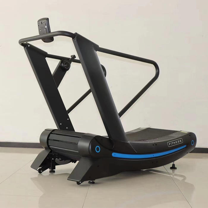 Gym Equipment Non-motorized Manual Curved Treadmill Cardio Air Bike Curved Commercial Curved Treadmill