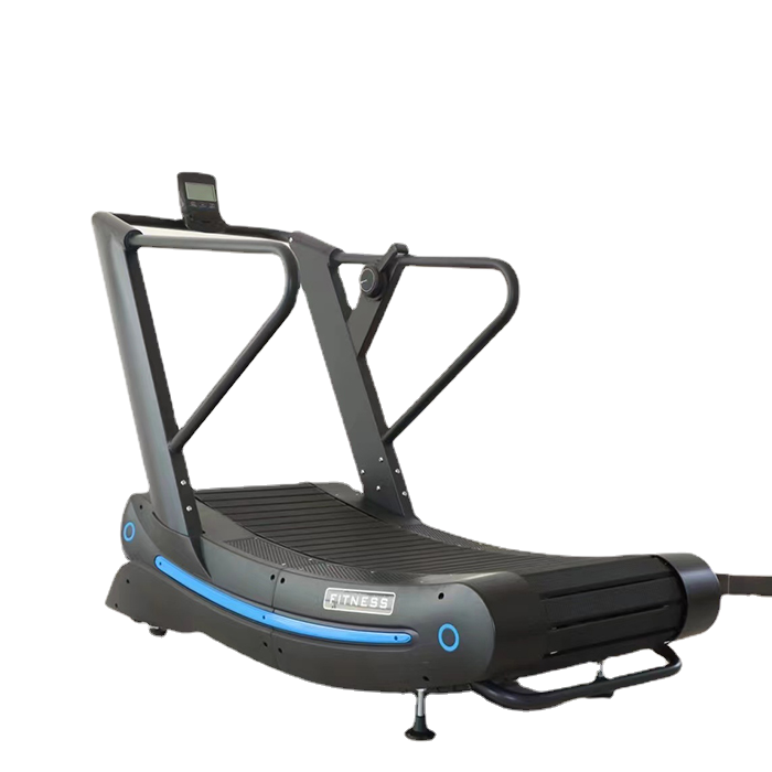 Gym Equipment Non-motorized Manual Curved Treadmill Cardio Air Bike Curved Commercial Curved Treadmill