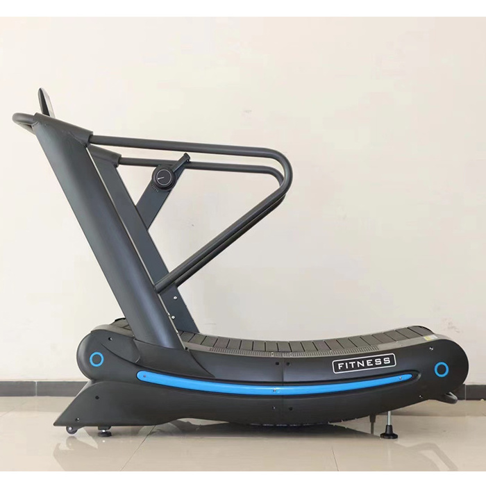 Gym Equipment Non-motorized Manual Curved Treadmill Cardio Air Bike Curved Commercial Curved Treadmill