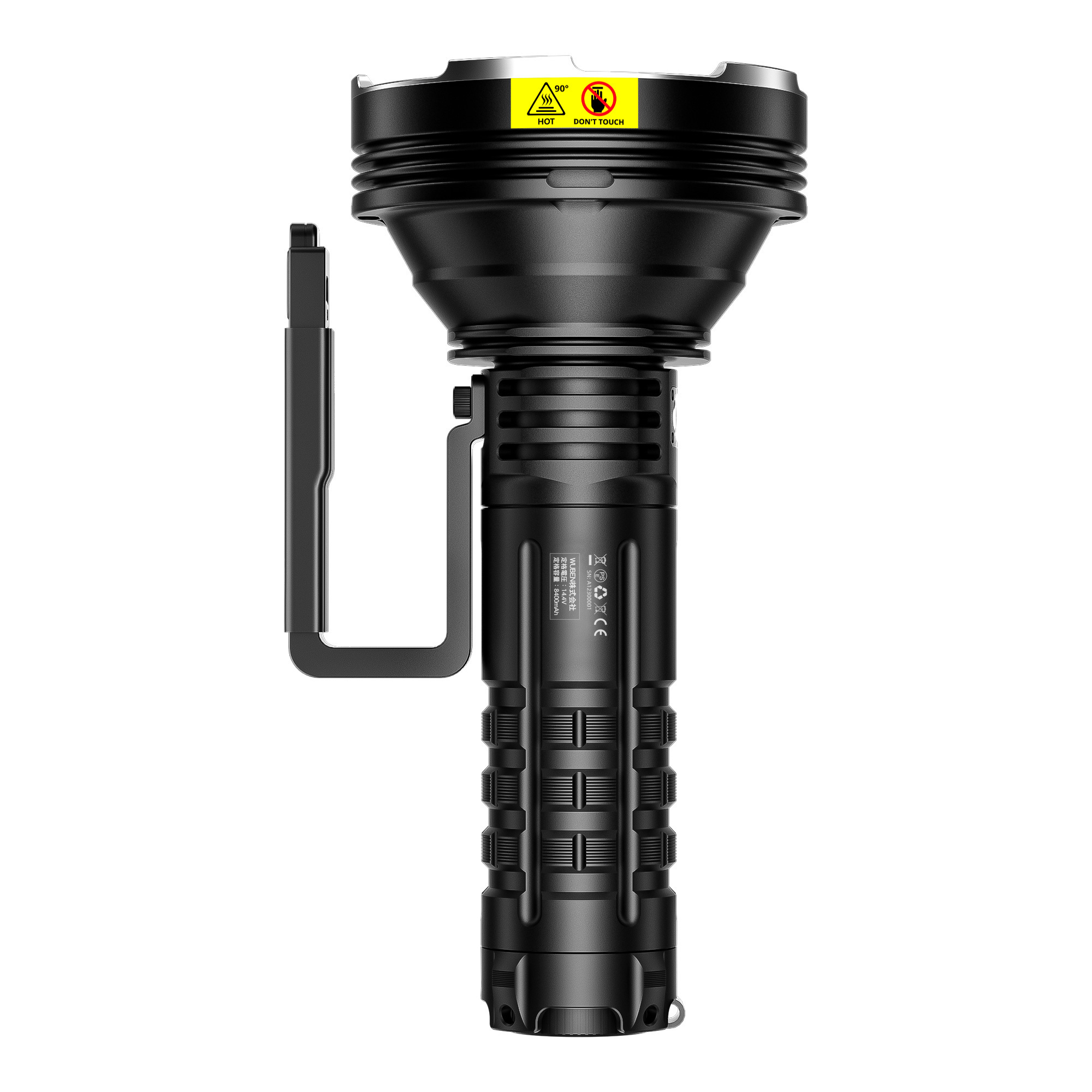 high power and wide-Angle flashlight