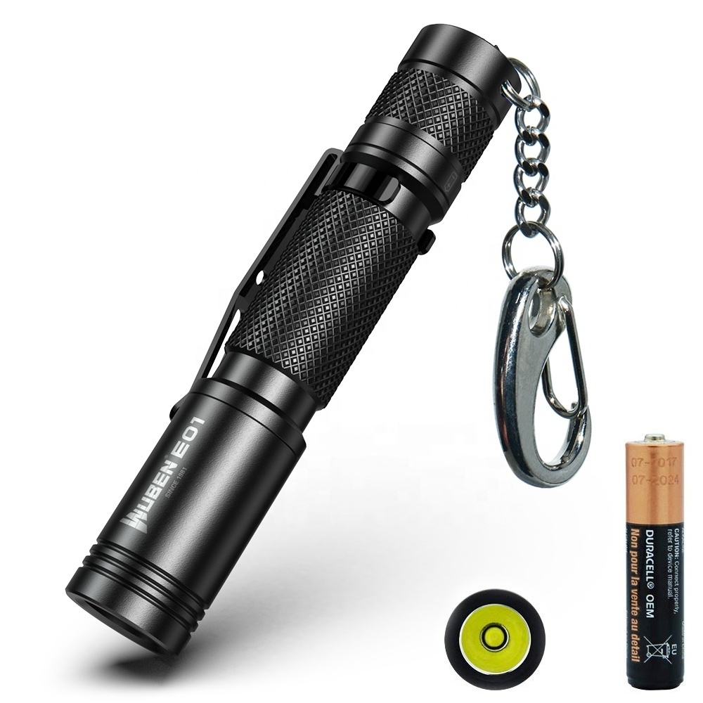 WUBEN keychain flashlight AAA Battery Pocket Key Chain Torch Linternas Mini EDC LED Flashlight