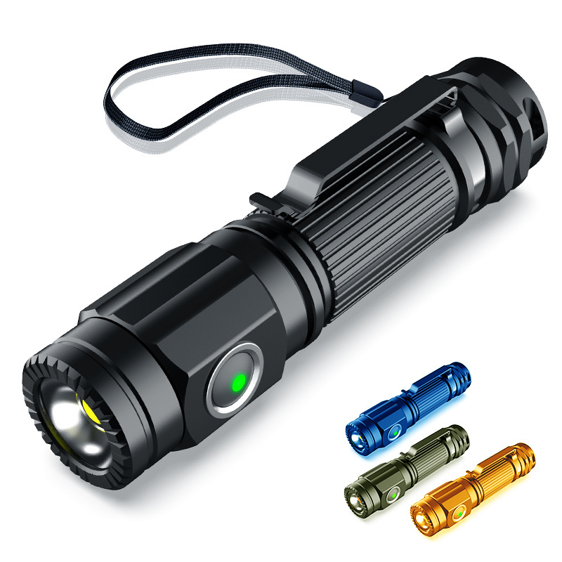 3000 Lumens Aluminum mini torch long rang Powerful rechargeable led flashlight