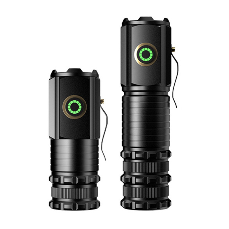 Multifunction Pocket Portable 18650 Safety hammer magnetic Rechargeable mini led flashlight