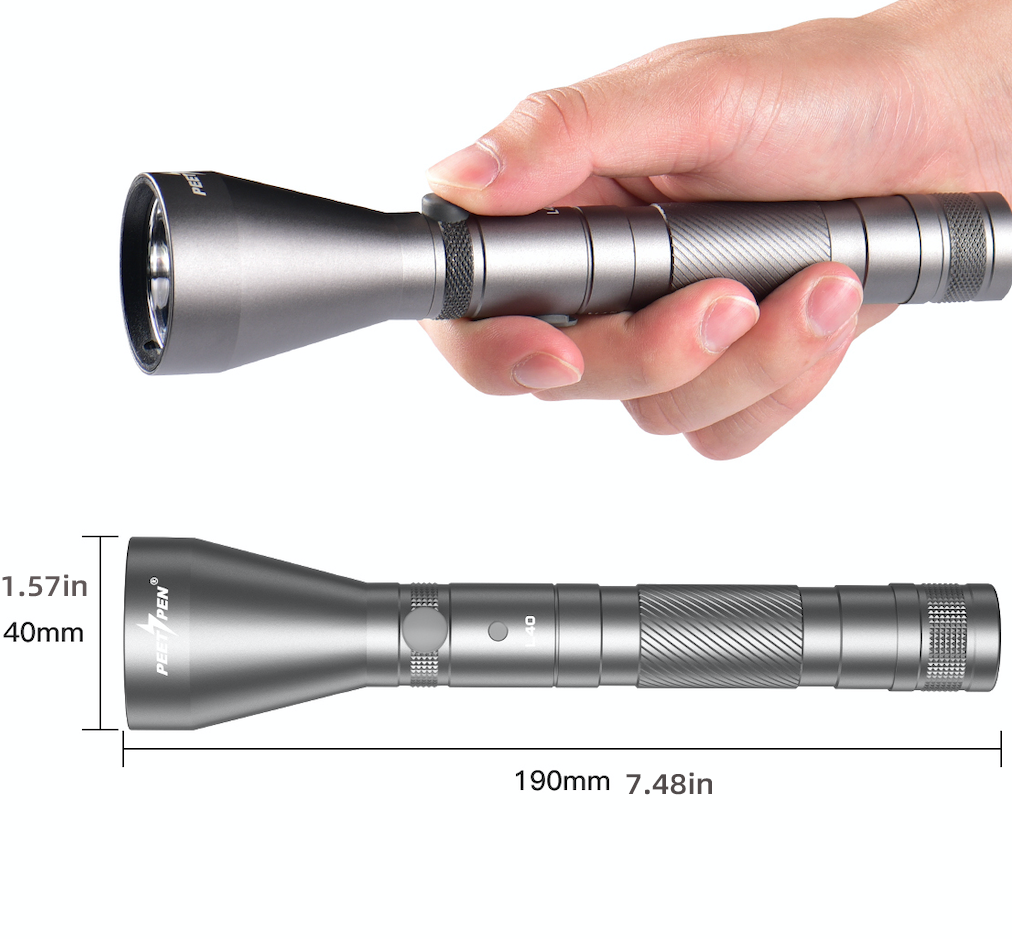 Led hunting torchlight 18650 li-ion led Torch light aluminum Flashlight Led for camping fishing outdoor