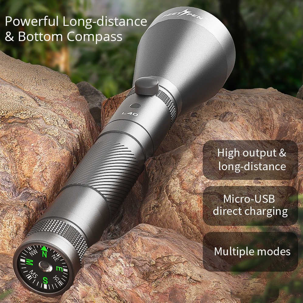 Led hunting torchlight 18650 li-ion led Torch light aluminum Flashlight Led for camping fishing outdoor