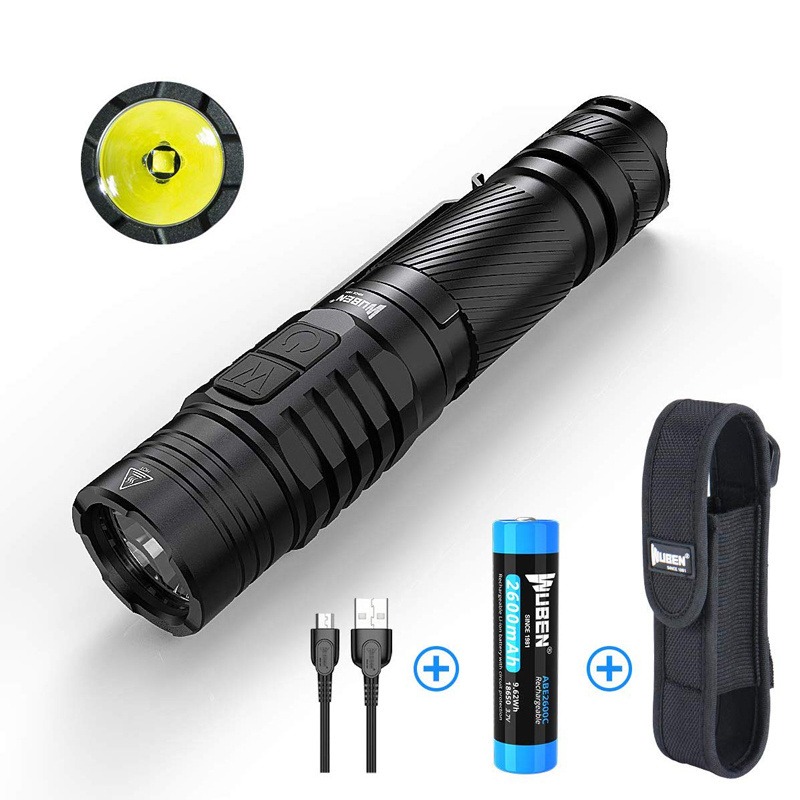 WUBEN TO40R flashlight outdoor activity fitted with XPL LED tactical flashlight