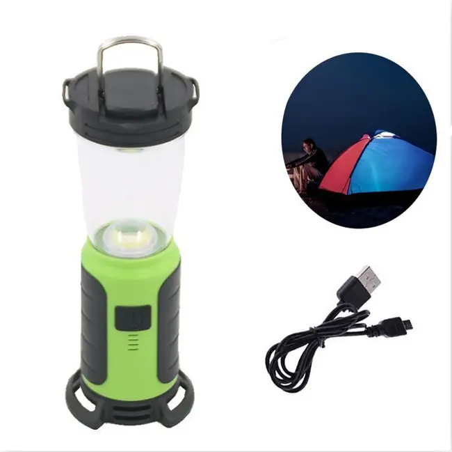 350LM IP44 Waterproof Portable outdoor Camping Essential emergency usb rechargeable camping lantern