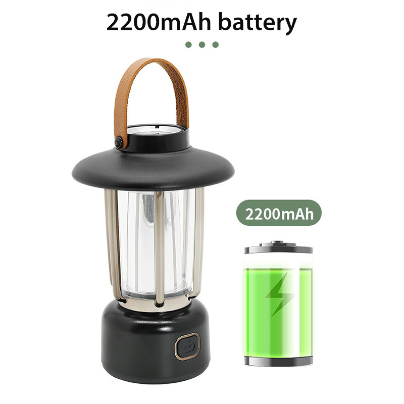 Portable outdoor rechargeable tent emergency power battery tent Camping light camping lantern