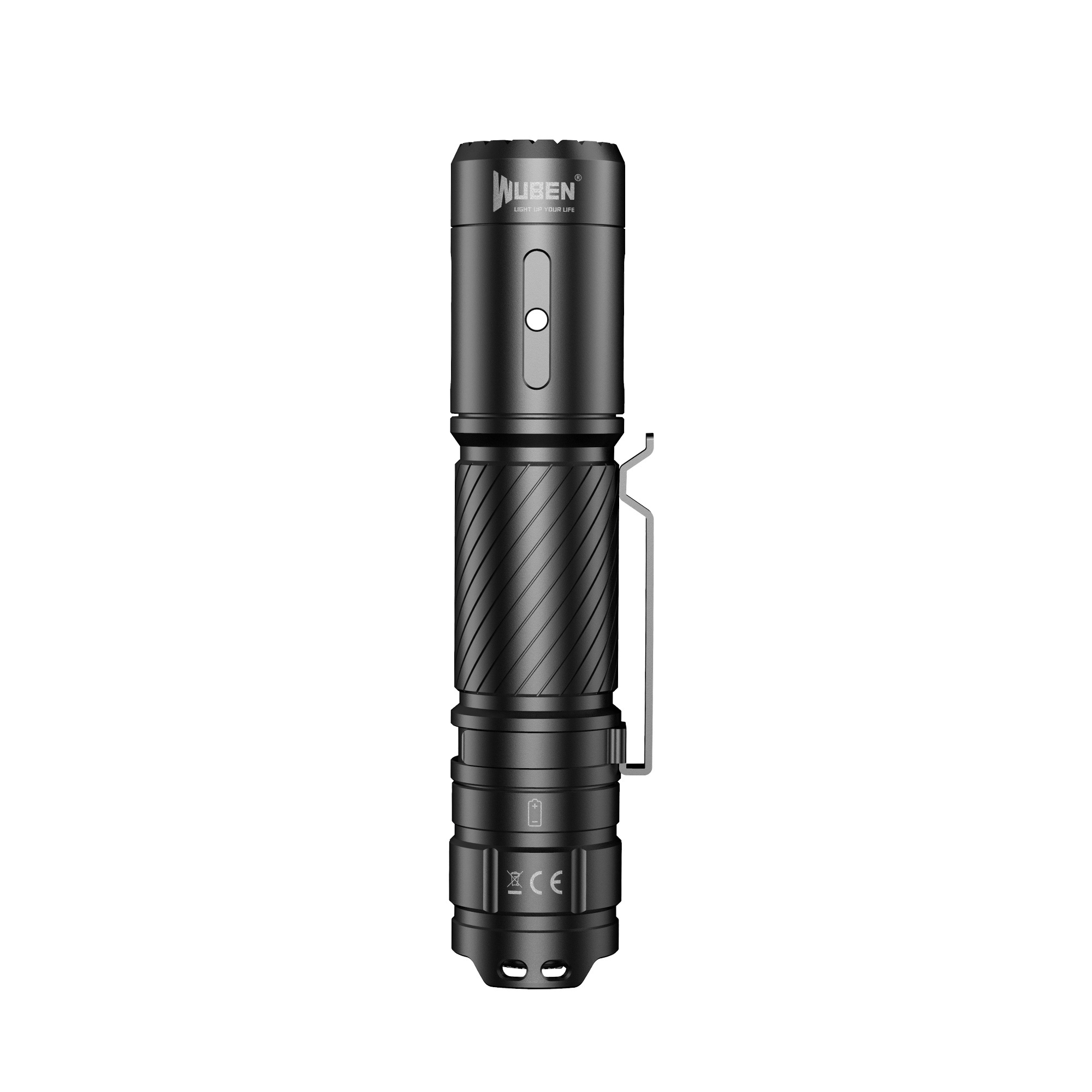 IP68 Waterproof flash light USB Rechargeable Strobe Outdoor led flashlight