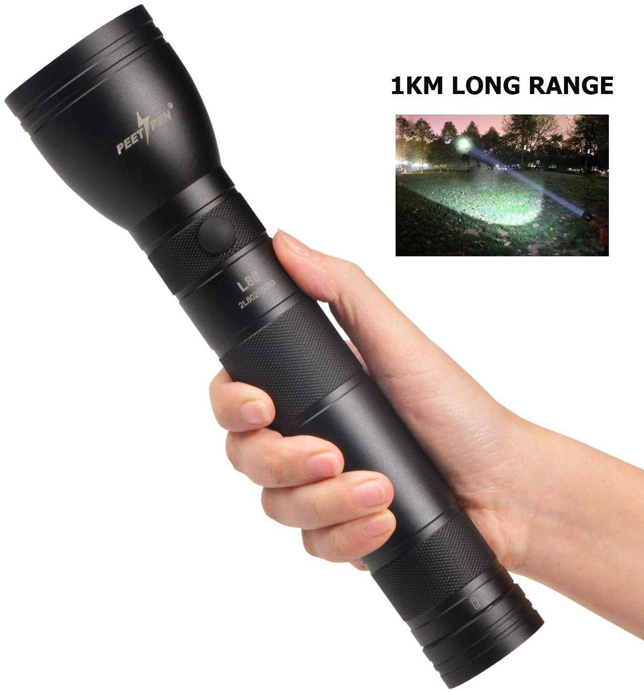 1000M High Power Long Range Hunting Flashlight Light Long Distance Powerful Led Usb Hunting Torch Light