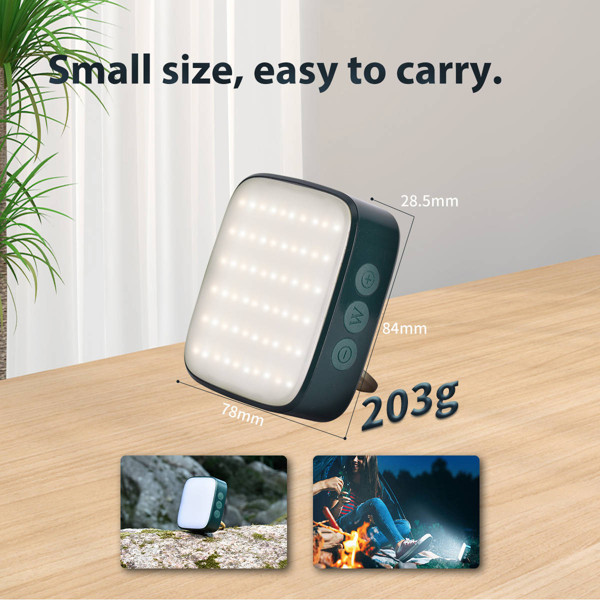 New design multi-function light Outdoor Power Bank Portable Rechargeable Led Camping Light