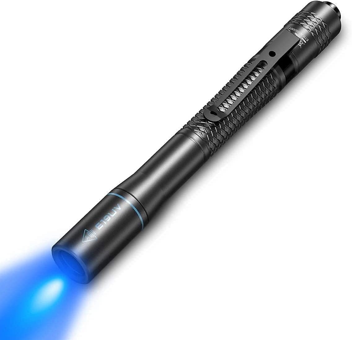 365nm Black Light Dog Cat Urine Dry Stains Blacklight Pen Light Waterproof IP68 AAA Batteries UV Flashlight