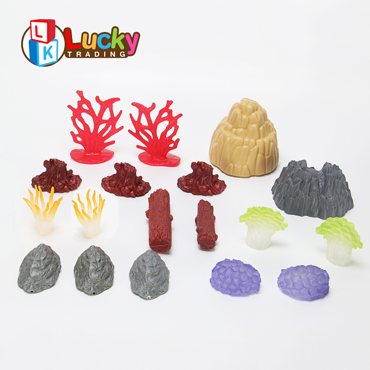 Wholesale Solid PVC Simulation Statue Model Animal Figures Mini Ocean Toys Figures Animal Figurines