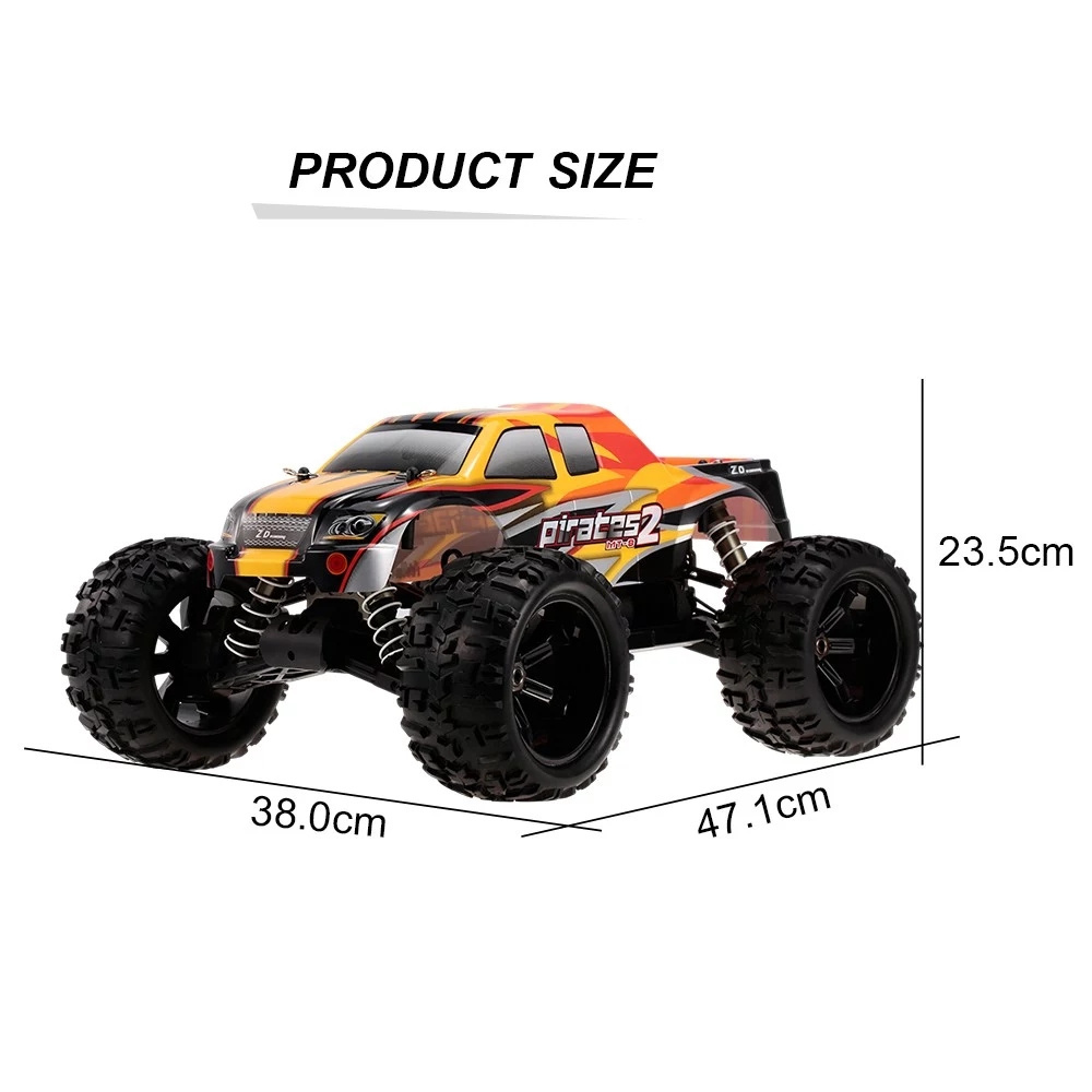 ZD Racing 9116 Pirates2 Mt-8 1/8 4Wd Monster Truck Off-Road Rc Car