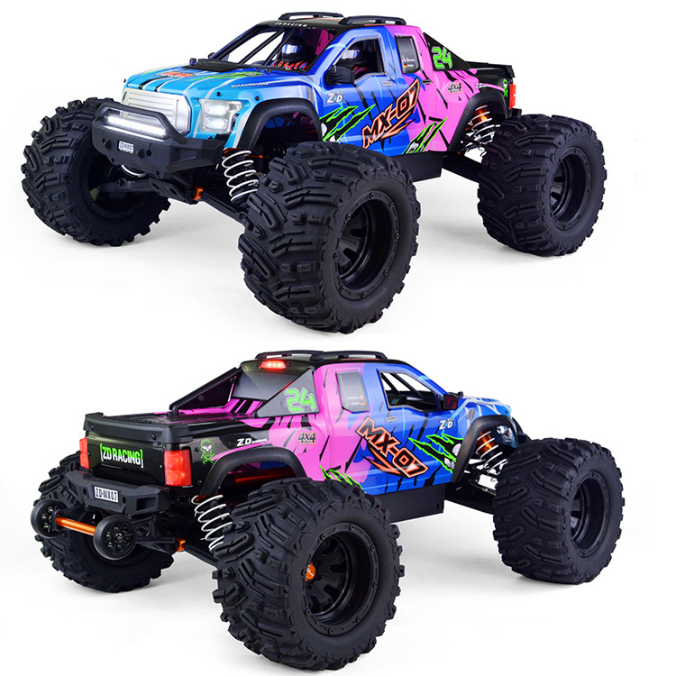 Remote Control Toy Zd Racing Rockrt-Rc 1/7 Scale 8S 4Wd Brushless Electric Off-Road Monster Truck 80Km/H