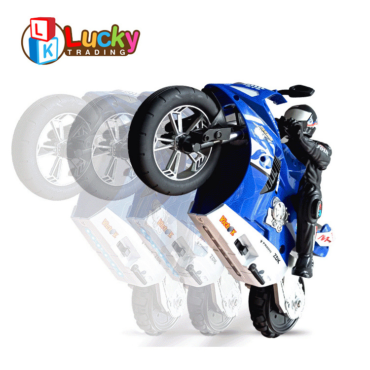 LK Toys 2.4G Self Balanced Remote Control Stunt Racing 360 Rotation Single Wheel Standing Electric Off Road Drift RC Toy Motor