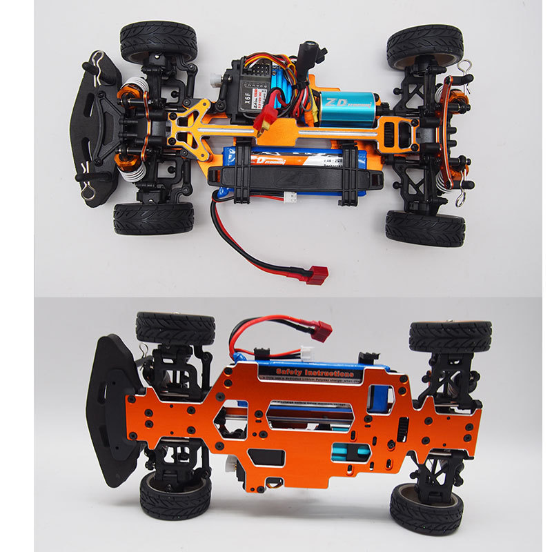 New ZD Racing 1/16 Scale Metal Chassis 2.4G High Speed Brushless On Road Racing Remote RC Car