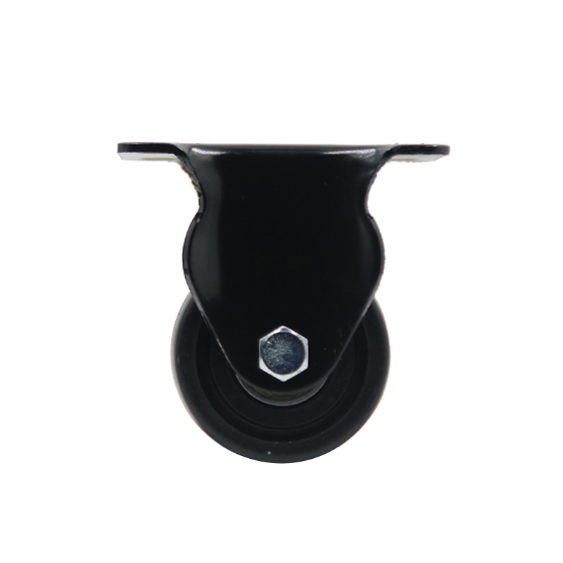 Factory  Wholesale Industrial 1.5/2/2.5/3 Workbench Black Castor Wheel Rubber Heavy Duty Swivel Caster Wheel With Brake