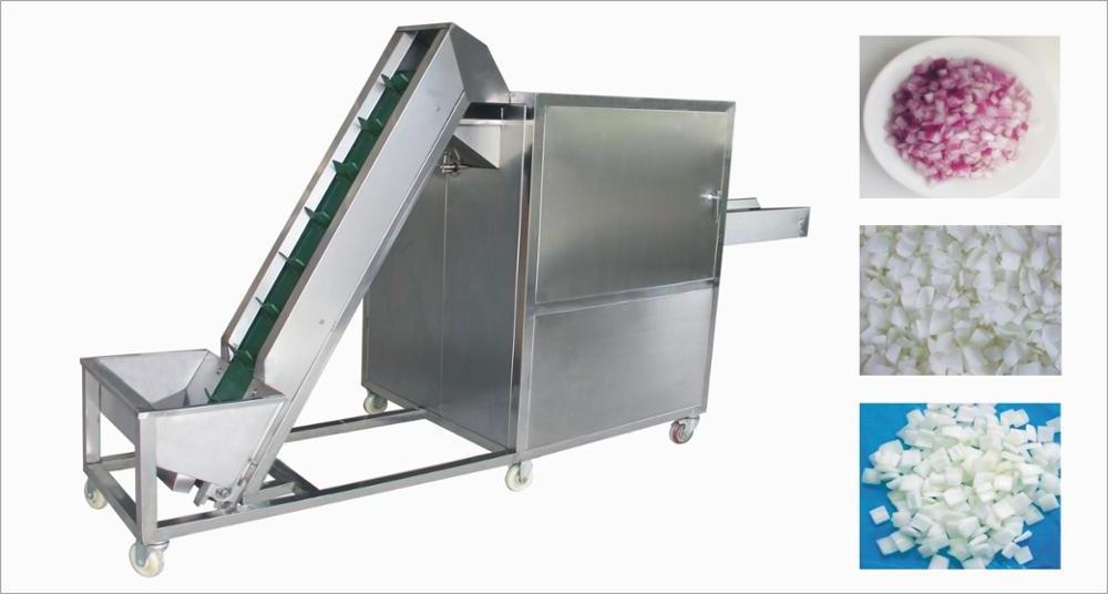 Automatic onion slicing and dicing machine vegetable dicing machine