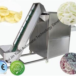 Automatic onion slicing and dicing machine vegetable dicing machine