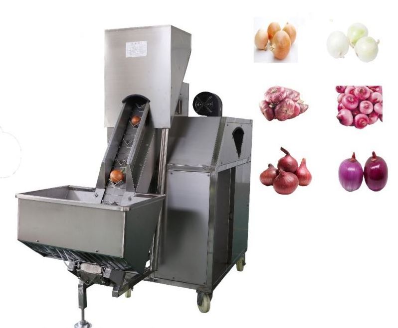 One belt onion peeling machine price onion peeler