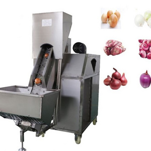 One belt onion peeling machine price onion peeler