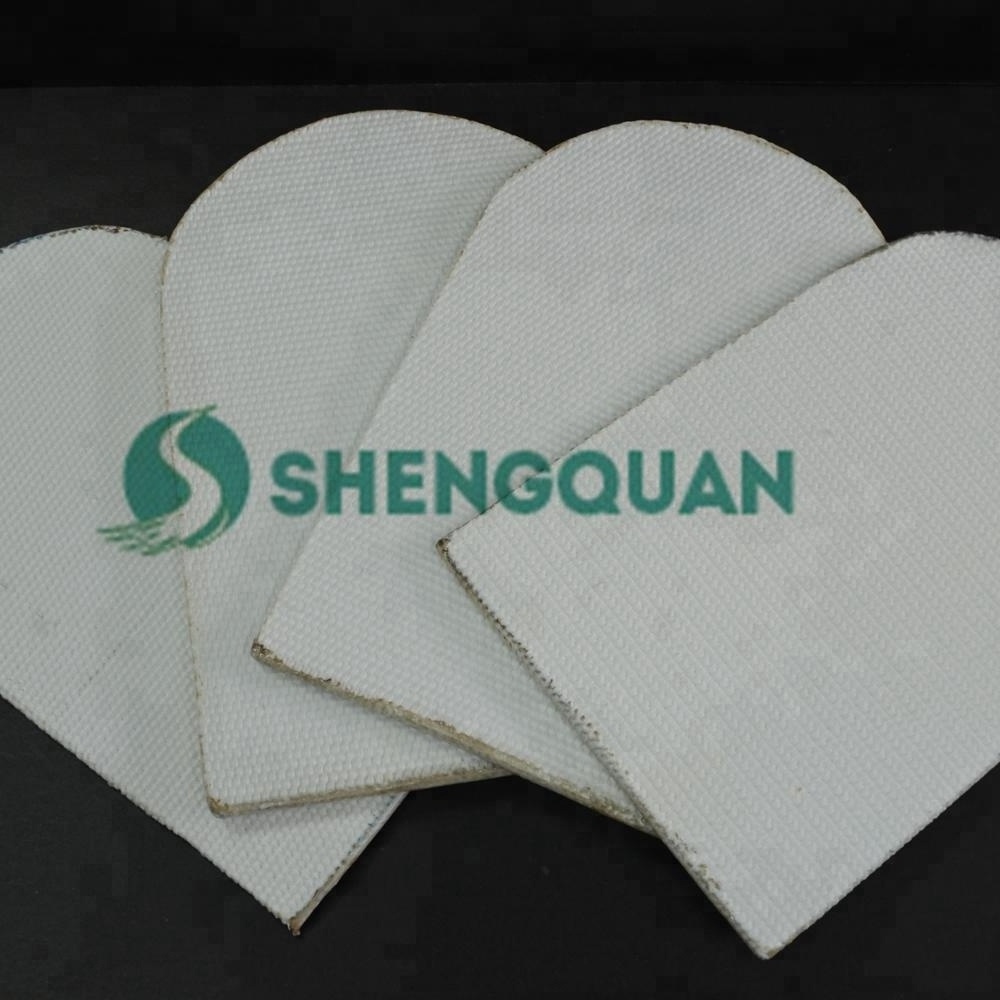 High temperature resistant airslide fabric conveyor belt for cement plant