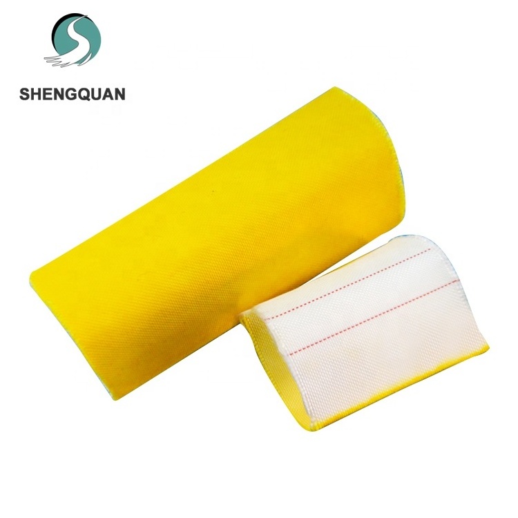 PU coated penumatic  airslide hose aeration canvas pipe for bulk cement handling V shape cement trailer