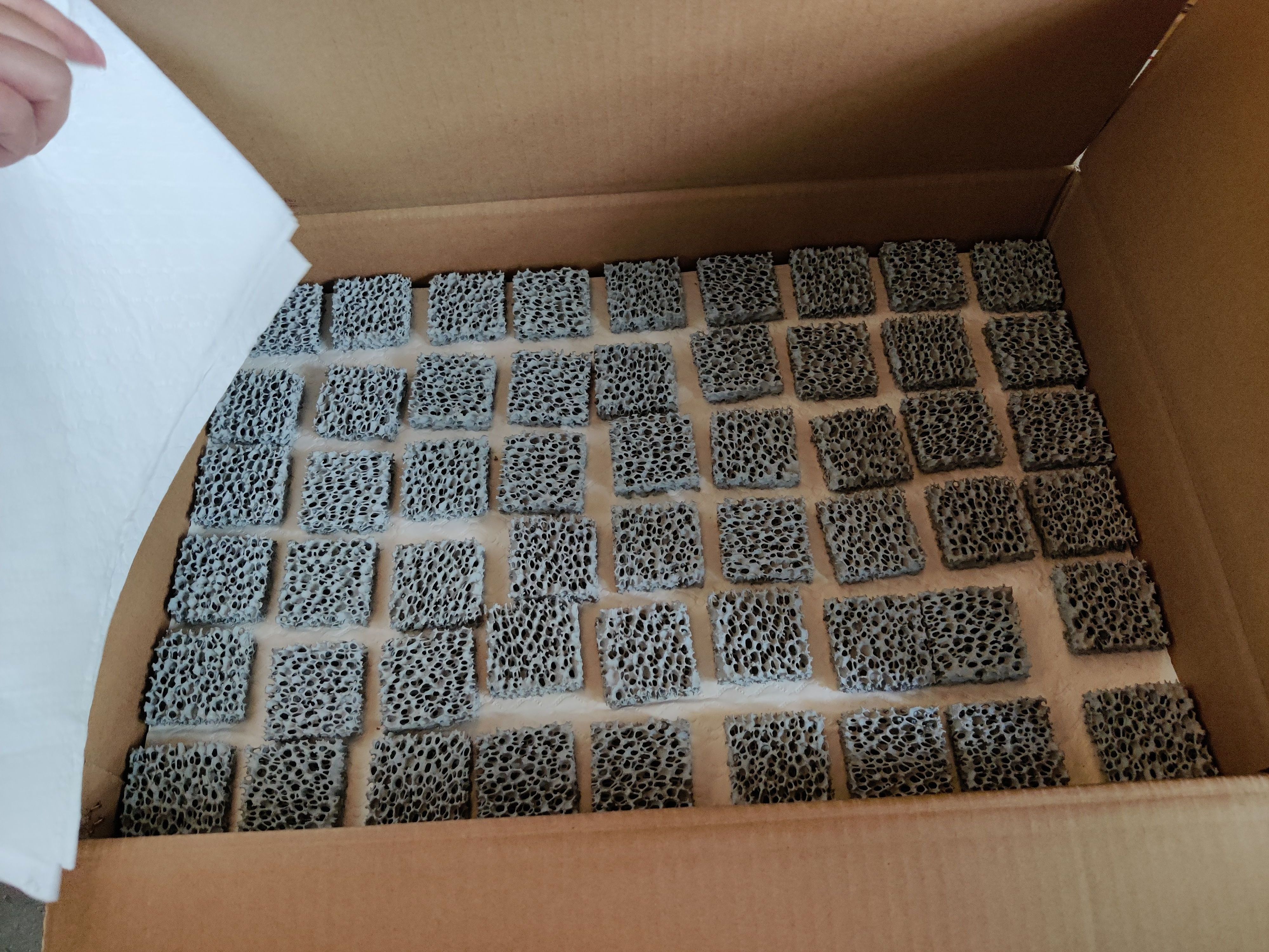 High Strength Silicon Carbide Foam Ceramic Filters For Casting