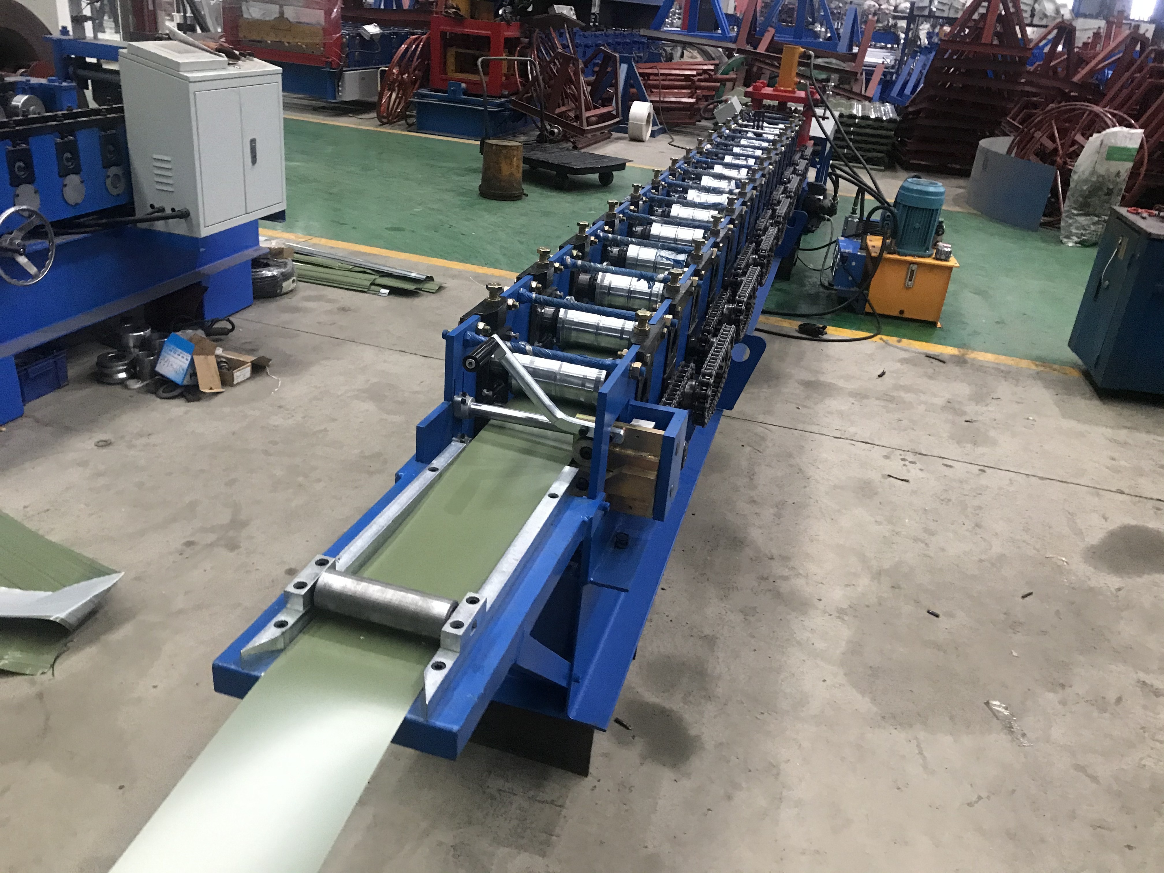 Automatic Decorative Fence Wall Panel Profile Roll Forming Machine Metal Fence Profile Panel Making Machinery