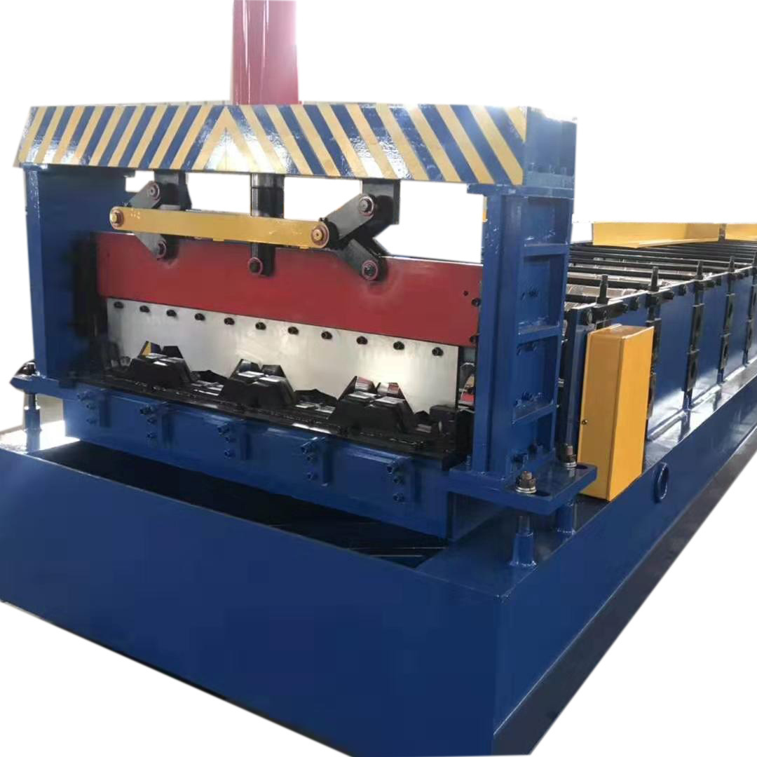 Hot Sale Automatic Metal Floor Deck Tile Sheet Iron Plates Roll Forming Machine Manufacturer