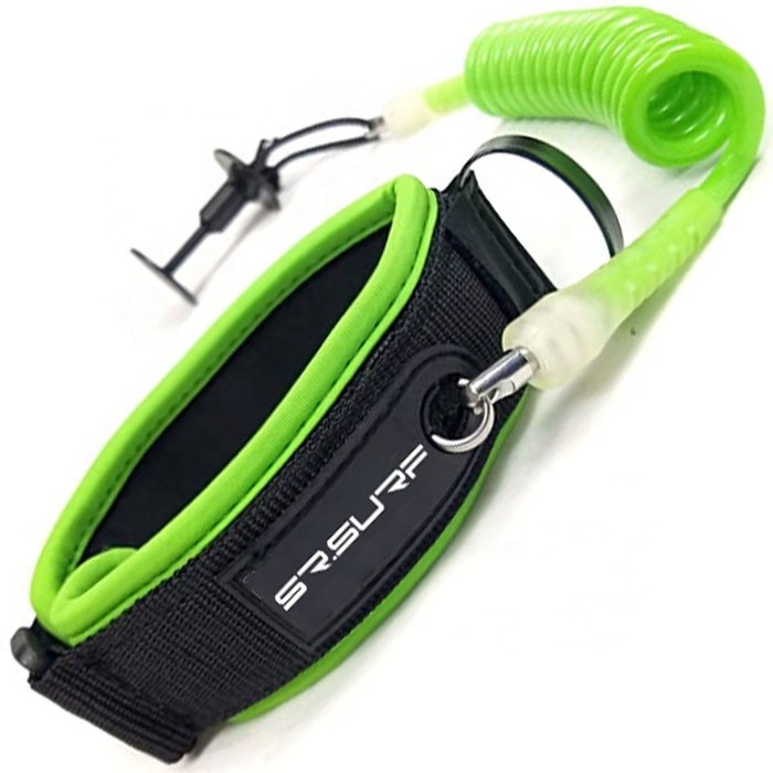 7mm 4ft factory TPU Surf Leash Coiled SUP Bodyboard Surfboard Leash