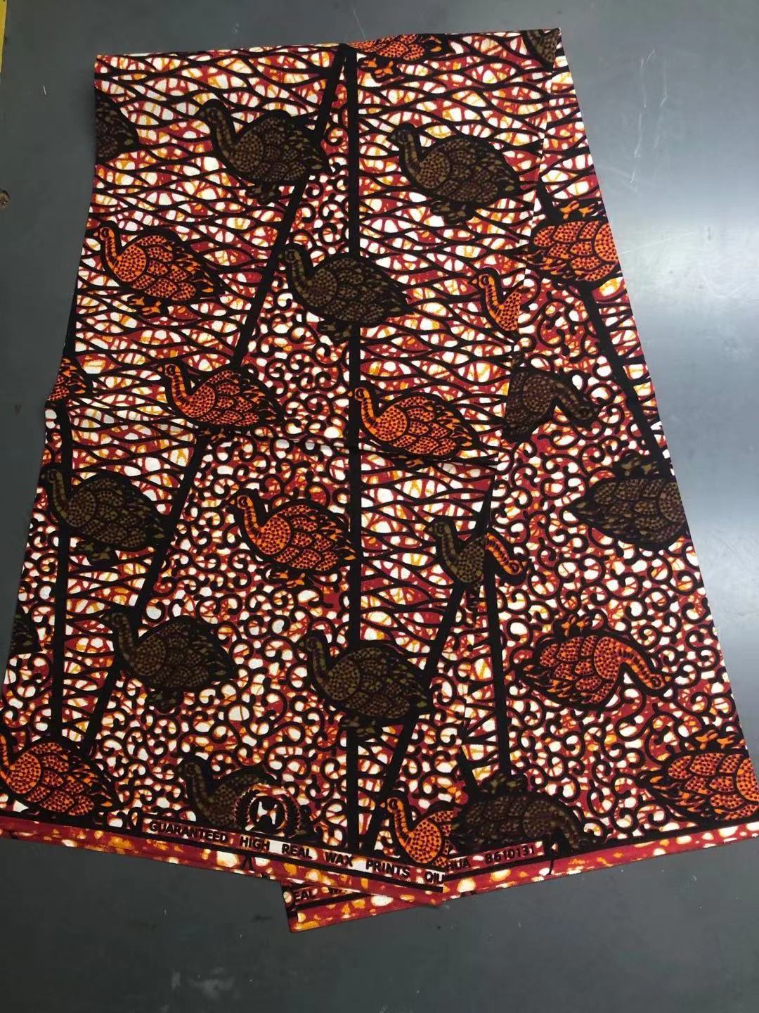 African wax fabrics cotton fabric imitate common design two colors