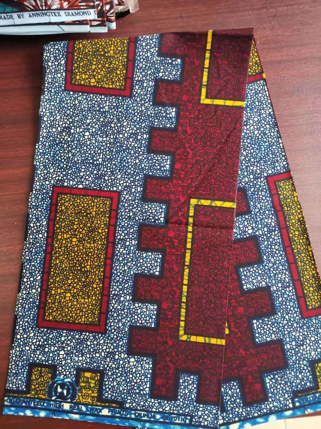 African wax fabrics cotton fabric imitate common design two colors