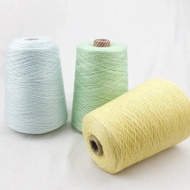 Wholesale Yarn 100 Bulk Acrylic Fiber Color Spinning Flower Grey Expanded 28NM/2 Acrylic Thread