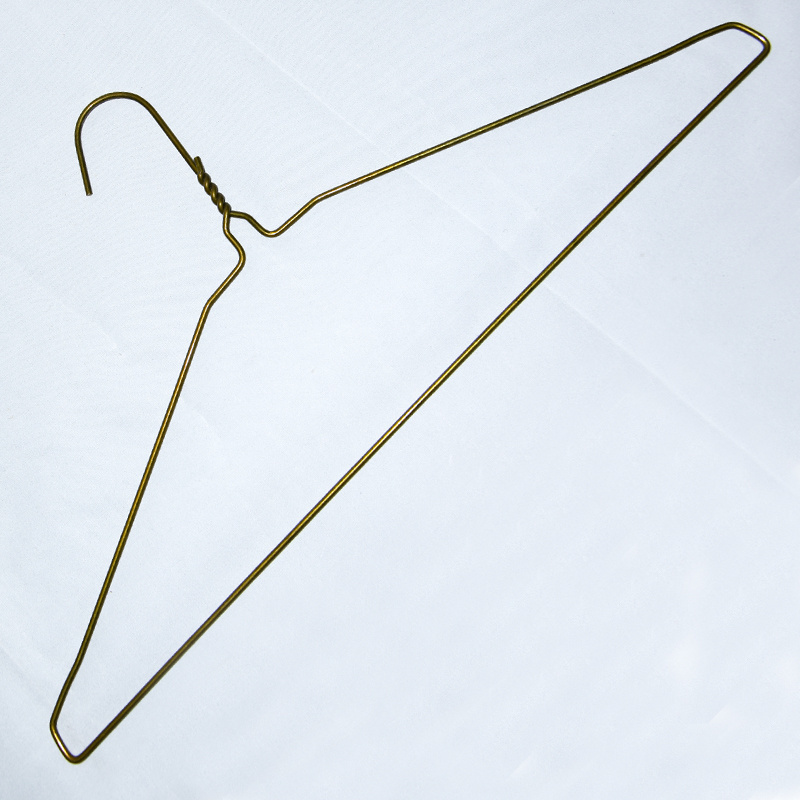 Gold Wire Clothes Hanger Dry Cleaner Hangers For Laundry