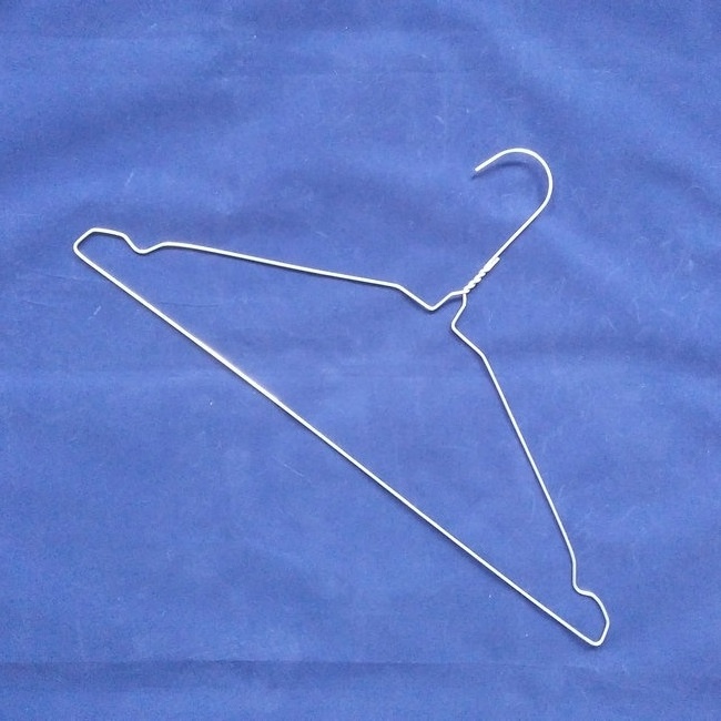 16 Inch 2.2 mm Galvanized Wire Hanger Silver Color Used For Laundry