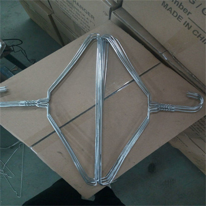 16 Inch 2.2 mm Galvanized Wire Hanger Silver Color Used For Laundry