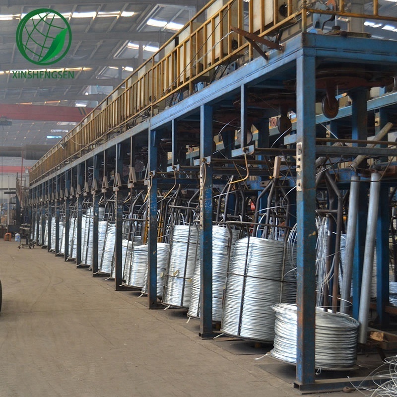 2022 manufacturer hot selling hot dip electro galvanizing line steel wire rope galvanized iron wire price