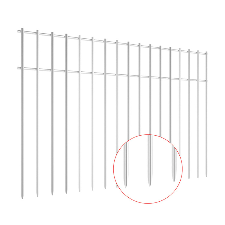 Garden decorative garden fence animal barrier 24*15inch adjustable underground spacing dog digging fence