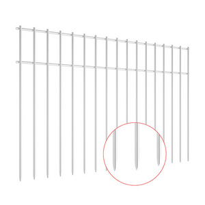 Garden decorative garden fence animal barrier 24*15inch adjustable underground spacing dog digging fence