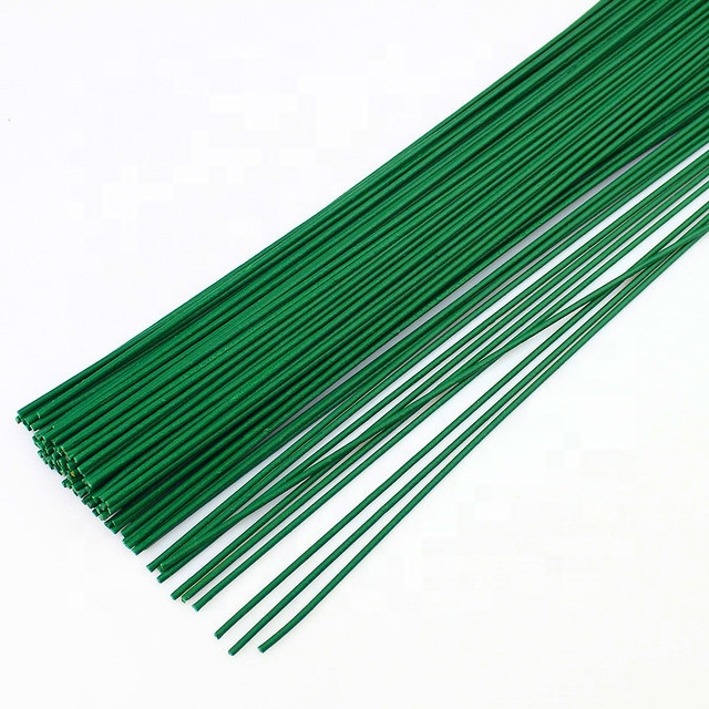 Plastic Wrap Floral Rod Green Wire floral art paper artisan floral art artificial wire length 40 cm