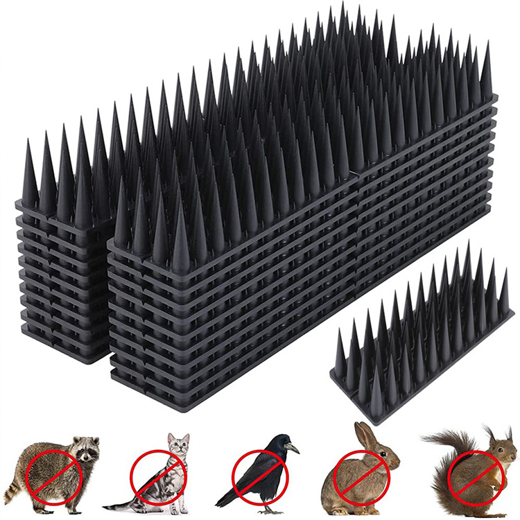 High Security Fence Anti Climb Wall Spikes Plastic Coated Razor Spike Stainless Steel Single Razor Galvanized Wall Spikes