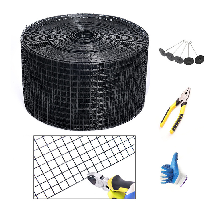 2024 New Products Critter Guard Bird Control 6Inch*30m PVC Black Coated Solar Panel Bird Control Proofing Mesh