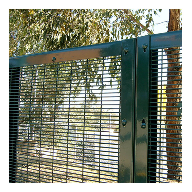 1.8m*2.4m Galvanized PVC Coated Clearview Anti Climb Fence 358 Fence High Security Fence